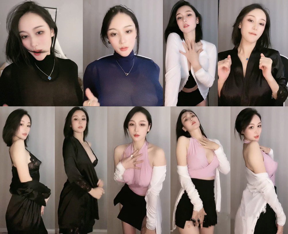 抖音主播御姐L.露直播整活透凸[74V/13G]