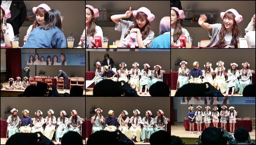 APRIL 女团饭拍秀 拍摄日期：180408【4合集 5.15 GB】