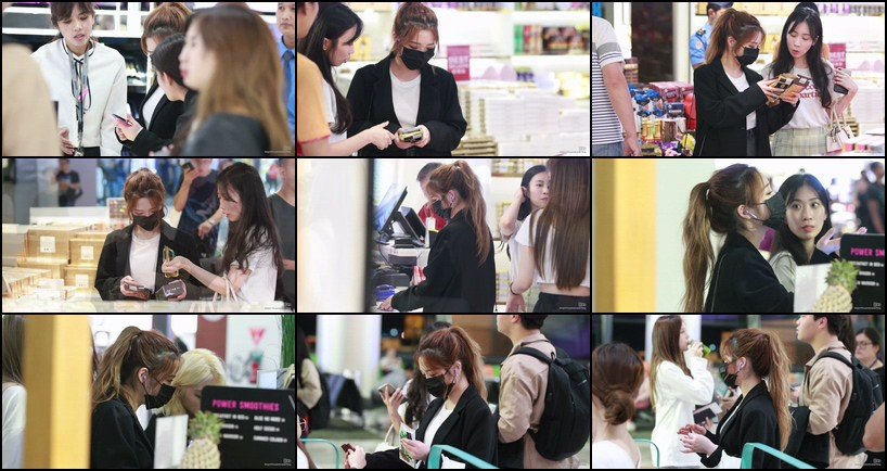 fromis_9 成员190929逛商场4K饭拍【648 MB】