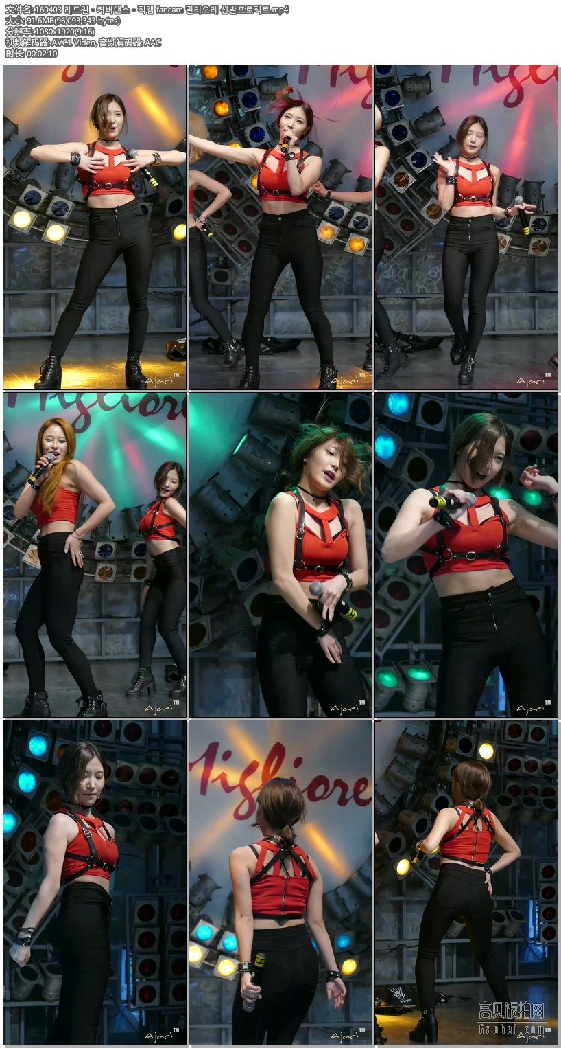 160403 RED-L【饭拍视频 6合集 823 MB】