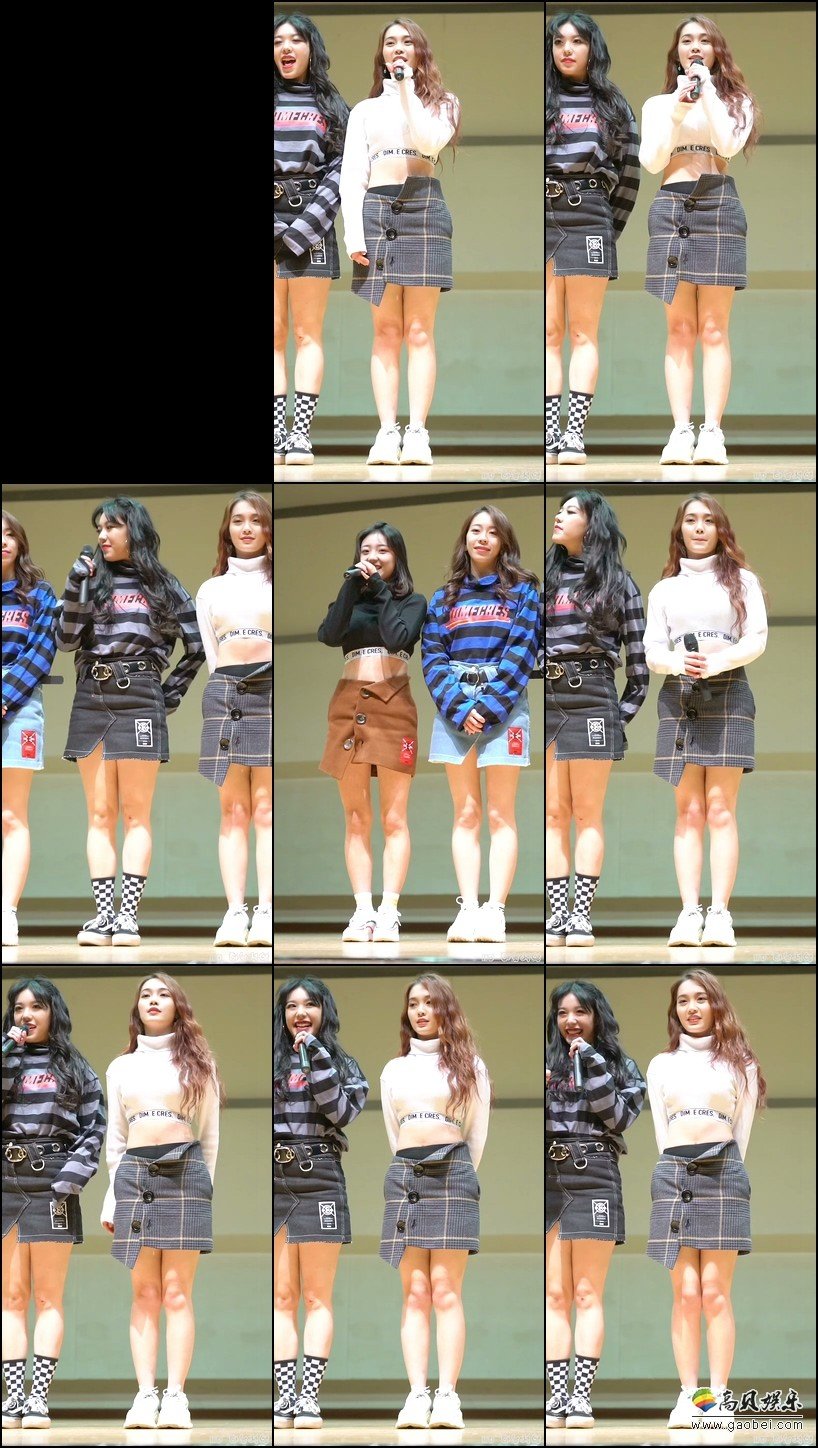 Cinderella 韩国女团饭拍秀 拍摄日期：180209【5合集 180 MB】