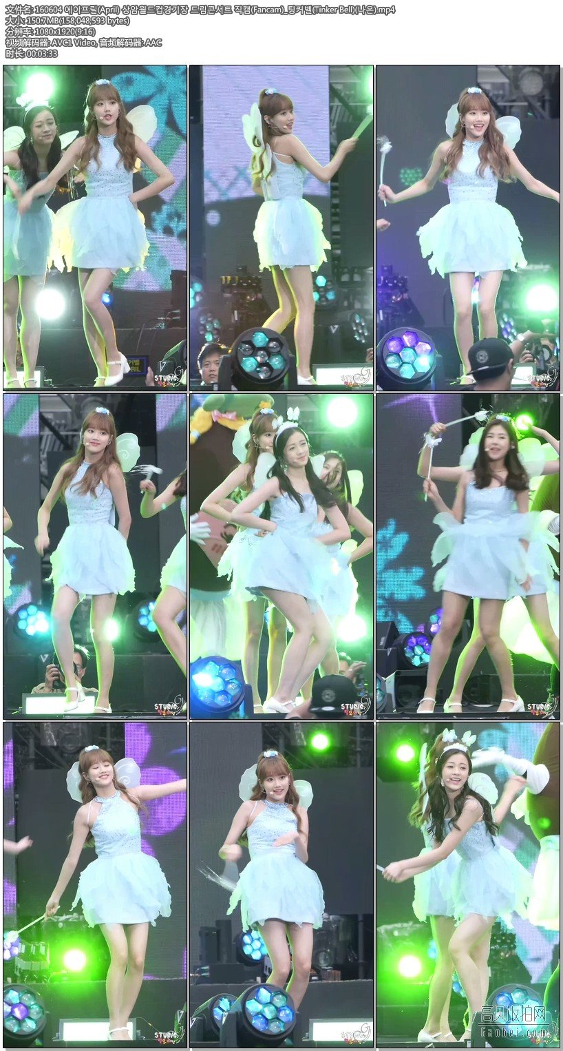 APRIL 拍摄日期：160604 【7 合集 1.48 GB】女团饭拍秀