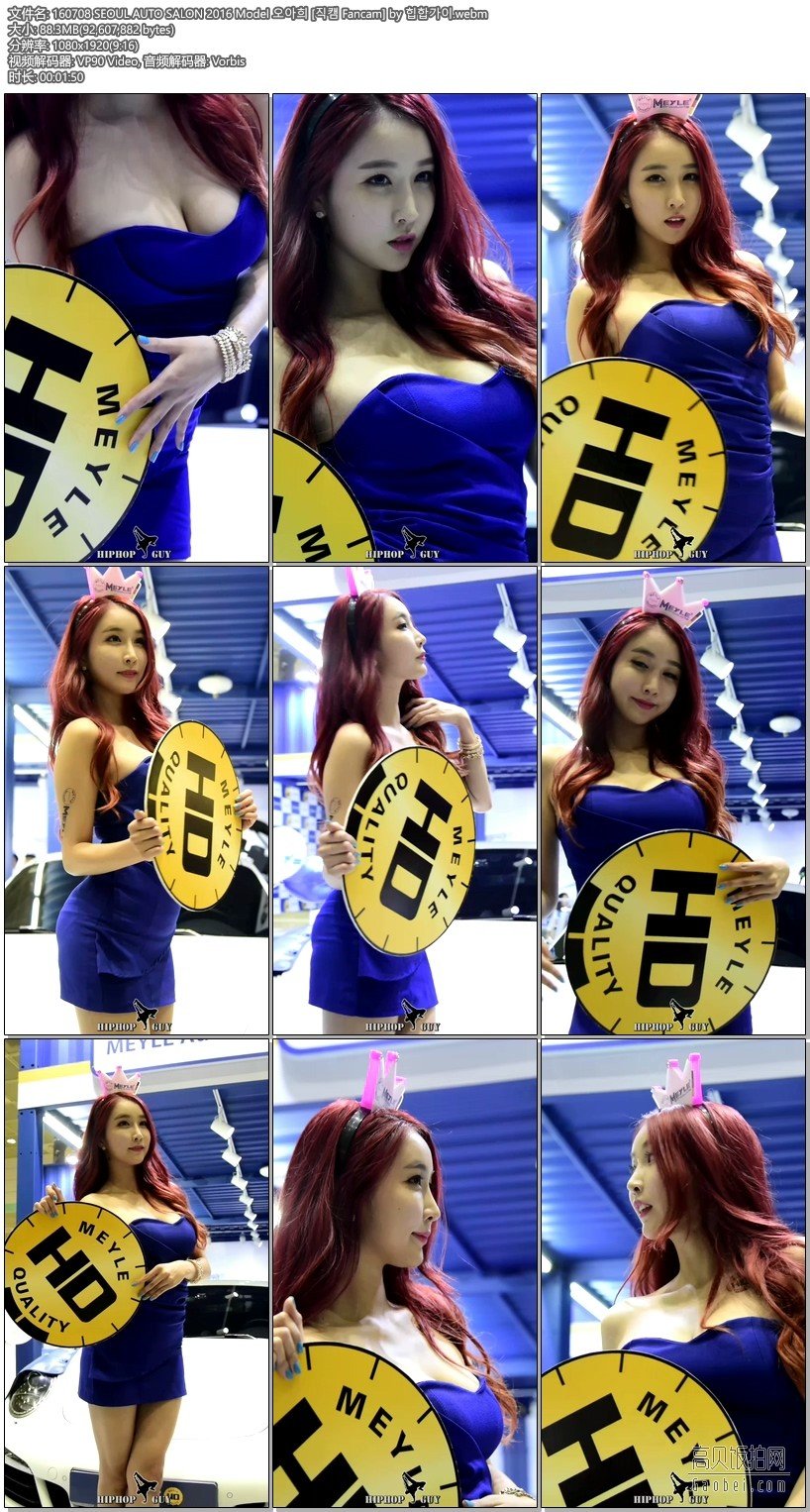 2016 Seoul Auto Salon 韩国首尔车展 美女车模饭拍_04【88.3 MB】