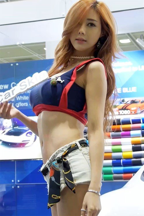 2016 Seoul Auto Salon 韩国首尔车展 美女车模饭拍_07【85.4 MB】