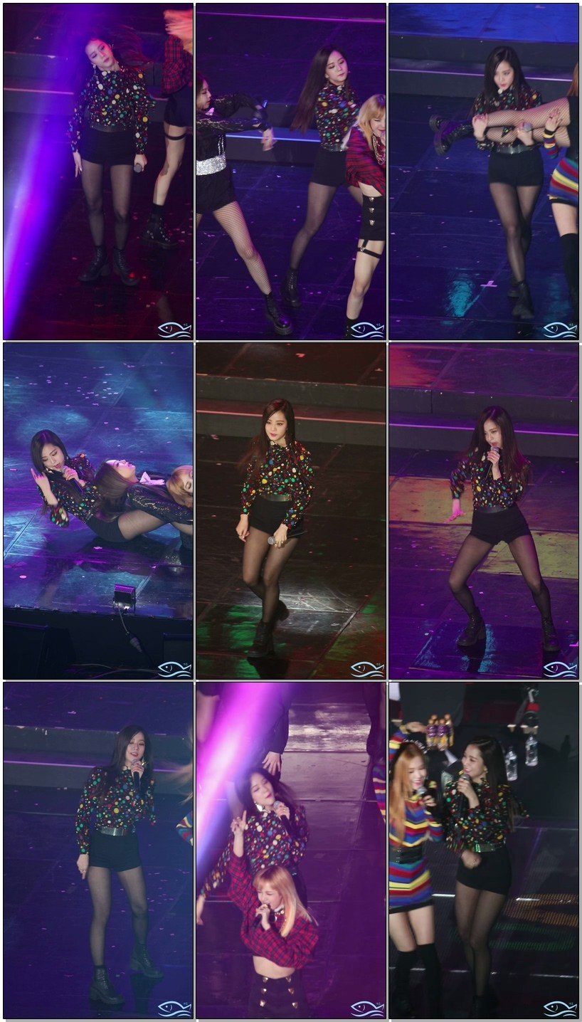 BLACKPINK饭拍秀 拍摄日期：170119【4合集 555 MB】