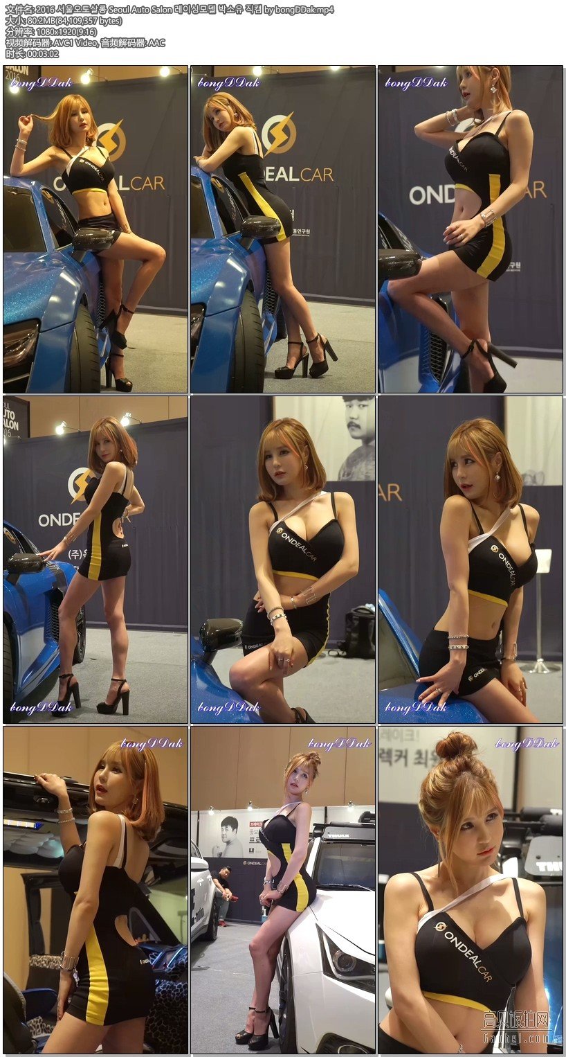 2016 韩国首尔车展美女车模饭拍秀-26【80.2 MB】