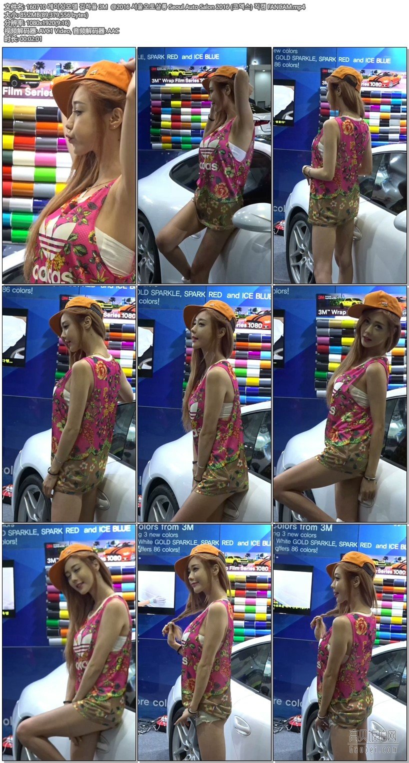 2016 韩国首尔车展美女车模无水印饭拍秀-32【85.2 MB】