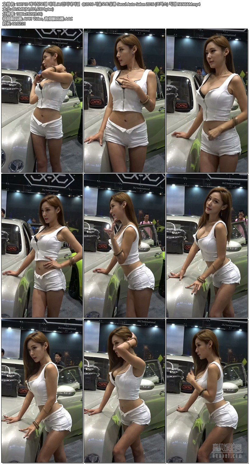 2016 韩国首尔车展美女车模无水印饭拍秀-42【80.2 MB】
