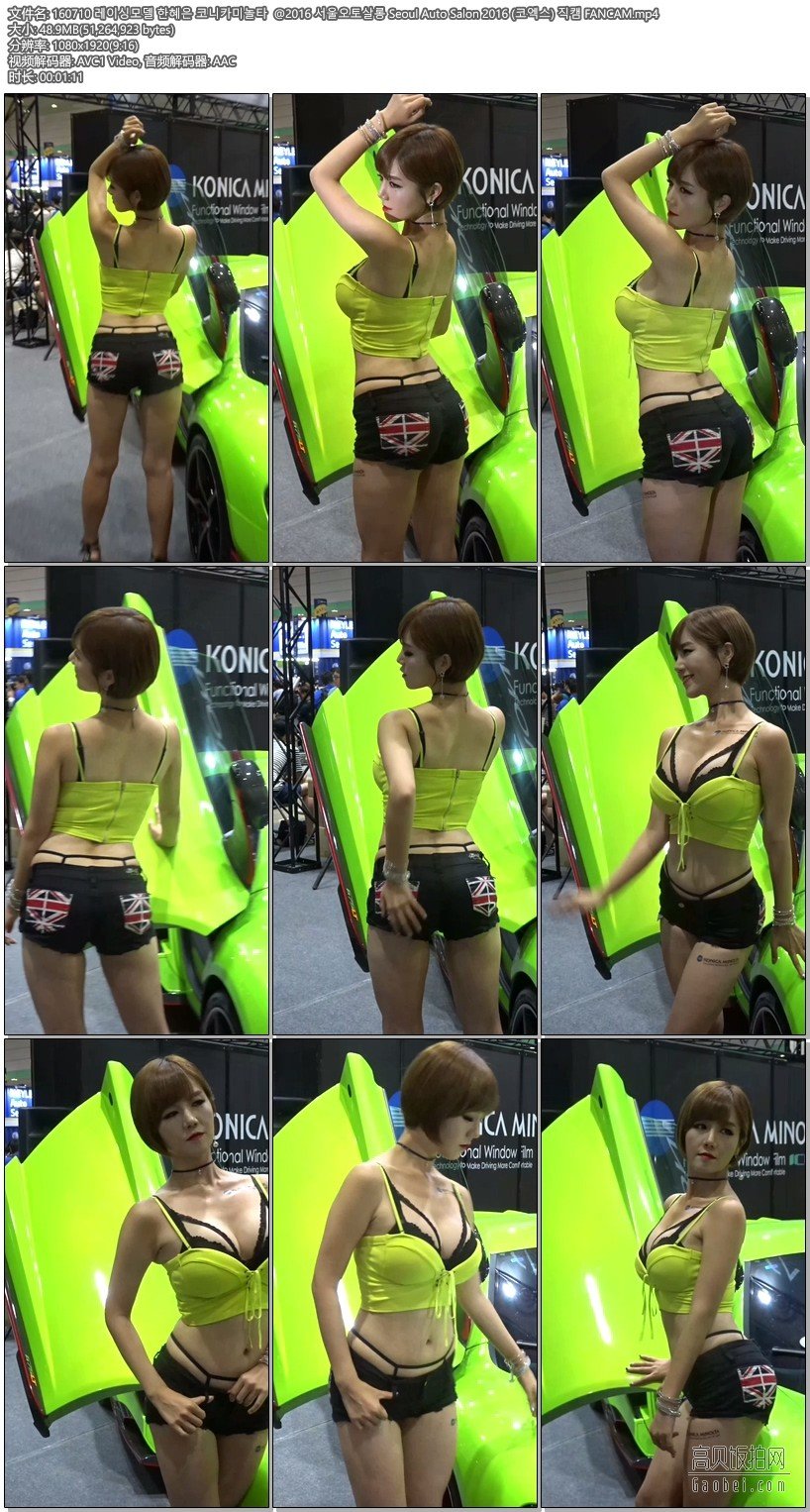 2016 韩国首尔车展美女车模无水印饭拍秀合集【18合集 2.04 GB】