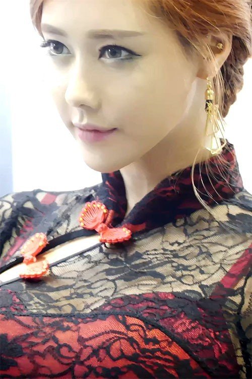 2016 韩国首尔车展4k高清特写美女车模无水印饭拍秀-55【77.4 MB】