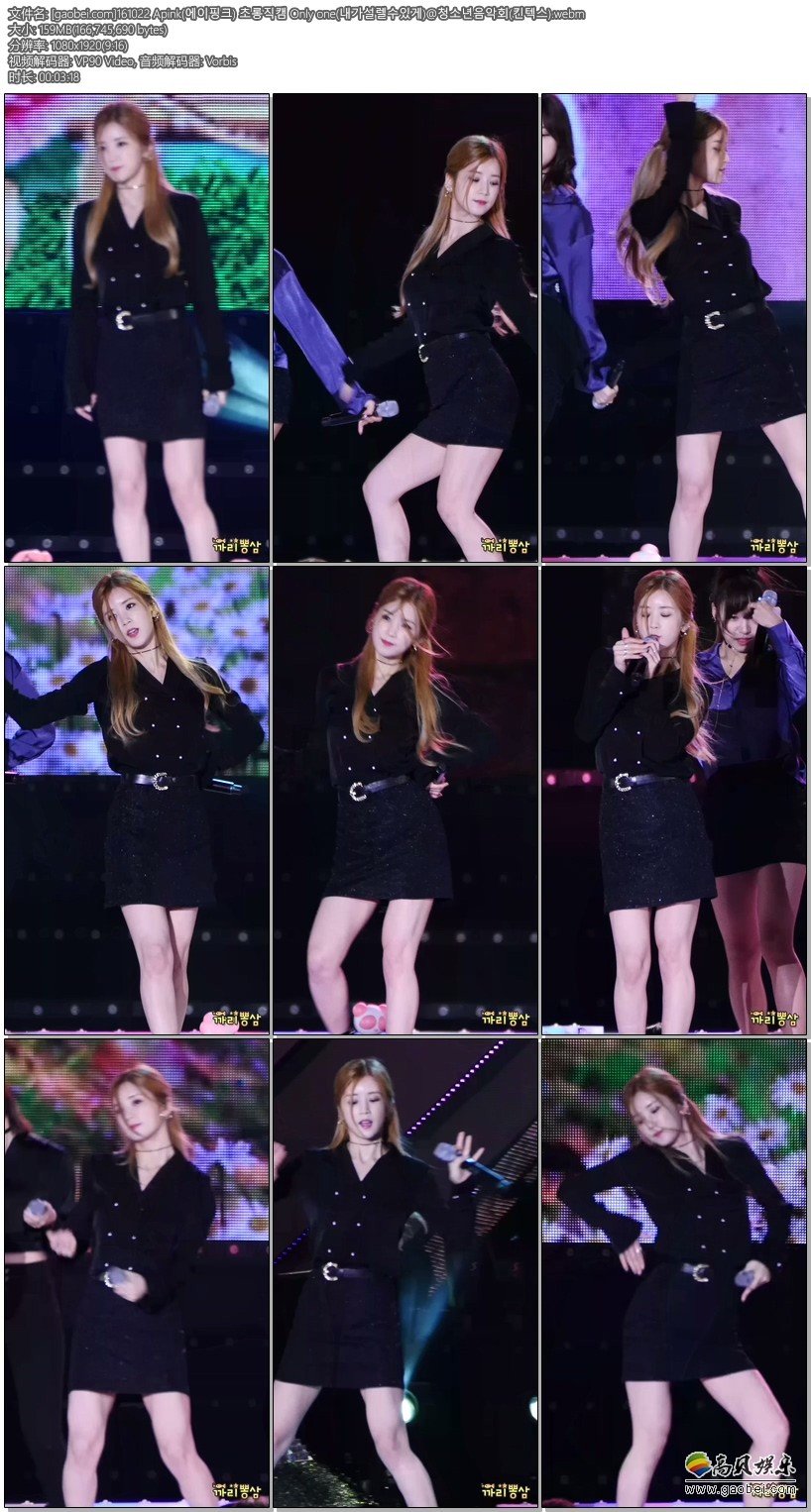 Apink饭拍秀资源 拍摄日期：161022【13合集 1.77 GB】