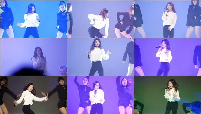 Chung Ha 女团饭拍秀 拍摄日期：180309【6合集 1.89 GB】