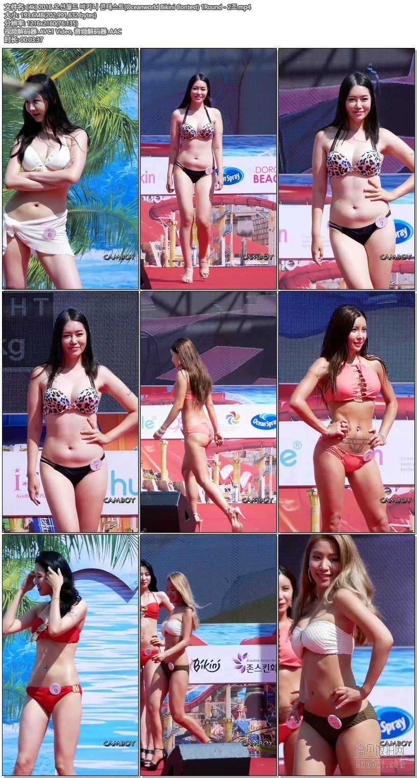 2016年海洋世界比基尼大赛-02 饭拍秀【193 MB】