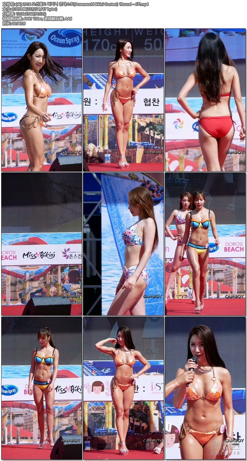 2016年海洋世界比基尼大赛-04 饭拍秀【216 MB】