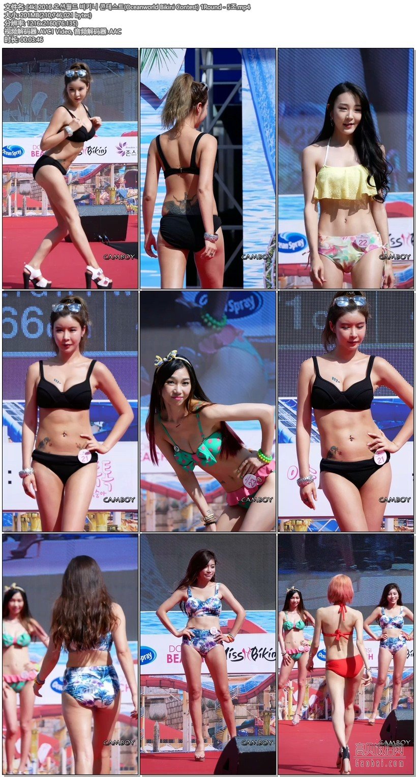 2016年海洋世界比基尼大赛-05 饭拍秀【200 MB】