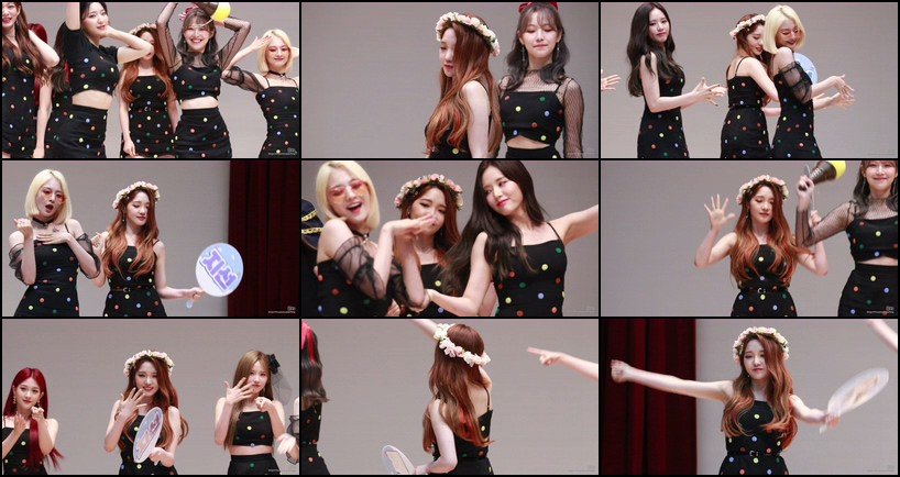 fromis_9 饭拍秀 拍摄日期：190720【4合集 1.17 GB】