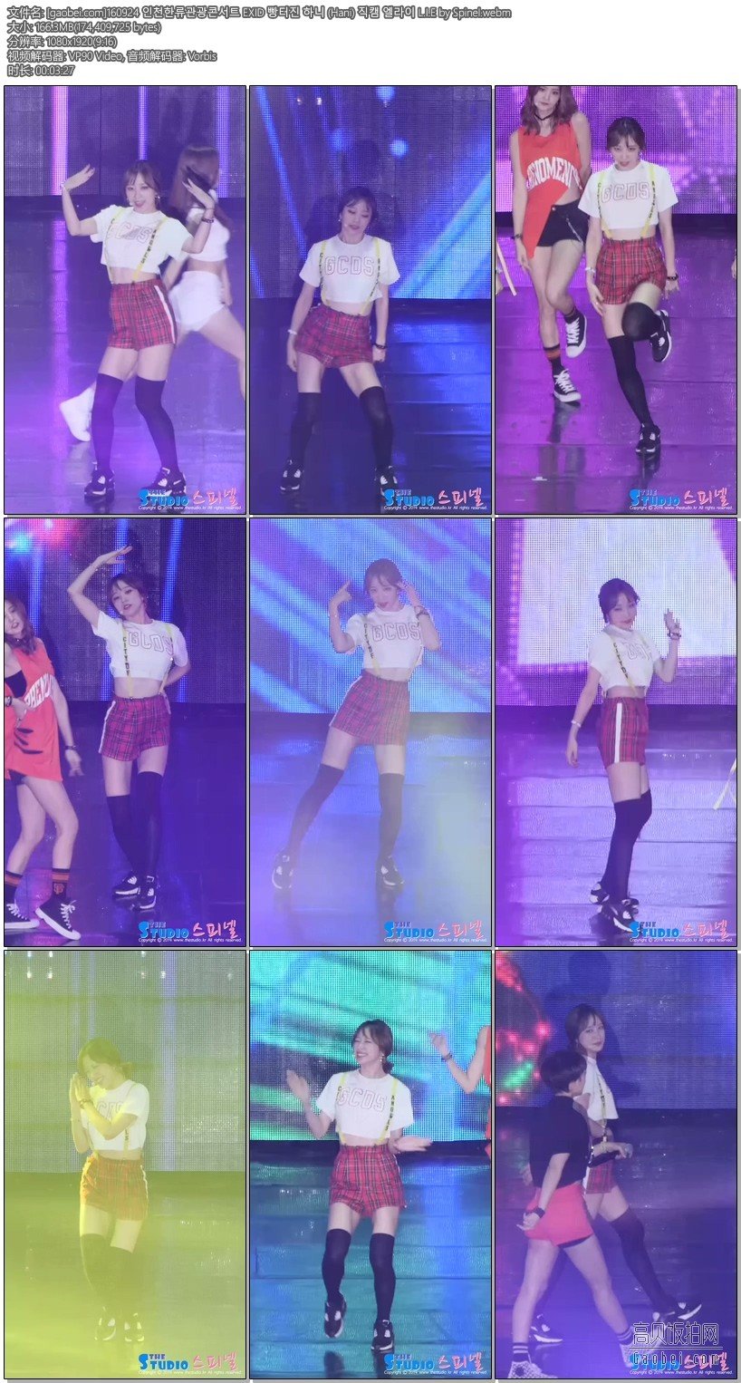 EXID 饭拍资源下载 拍摄日期：160924【6合集 955 MB】